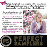 Perfect Samplers Dark Roast and Flavors Single Serve Coffee Pods for Keurig K Cup Machines, Bold Lover's Select, 50 Count