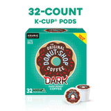 The Original Donut Shop Dark, Keurig Single Serve K-Cup Pods, Dark Roast Coffee Pods, 32 Count