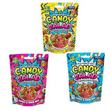 Zimply Foods Sweet and Sour Gummy Mix Candy Variety Pack, 3-Packs Each 8.8 Oz Salad Candy. Tiktok Candy Addictive Irresistible Mixed Ready to Eat