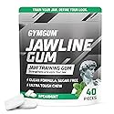 GYMGUM Jawline Gum Ultra Hard Chewing Gum | No Calories, No Sugar, No Artificial Sweeteners | Keto Friendly Mewing Gum for Jawline Training
