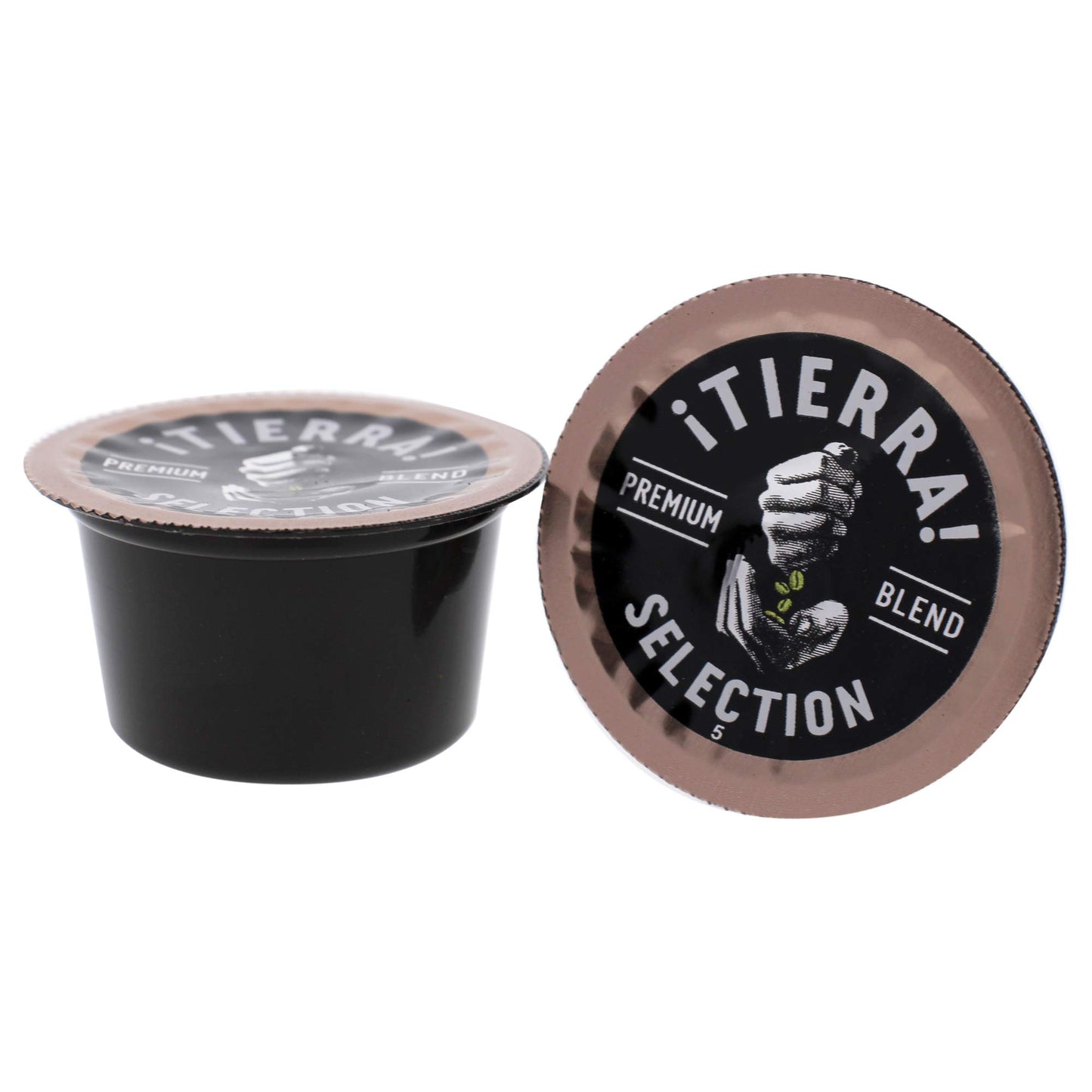Lavazza BLUE Espresso ¡Tierra! Selection Premium Blend Single Dose Coffee Capsules,100 Count (Pack of 1)