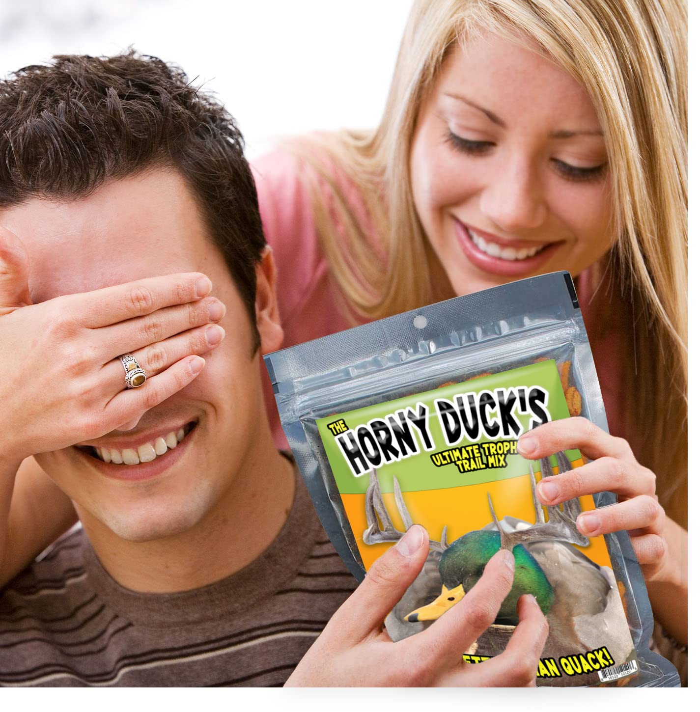 Horny Duck Trophy Trail Mix - Gourmet Snack Blend for Duck Hunters Better Than Quack - Funny Food Gifts for Men Snack Basket Filler - American Made