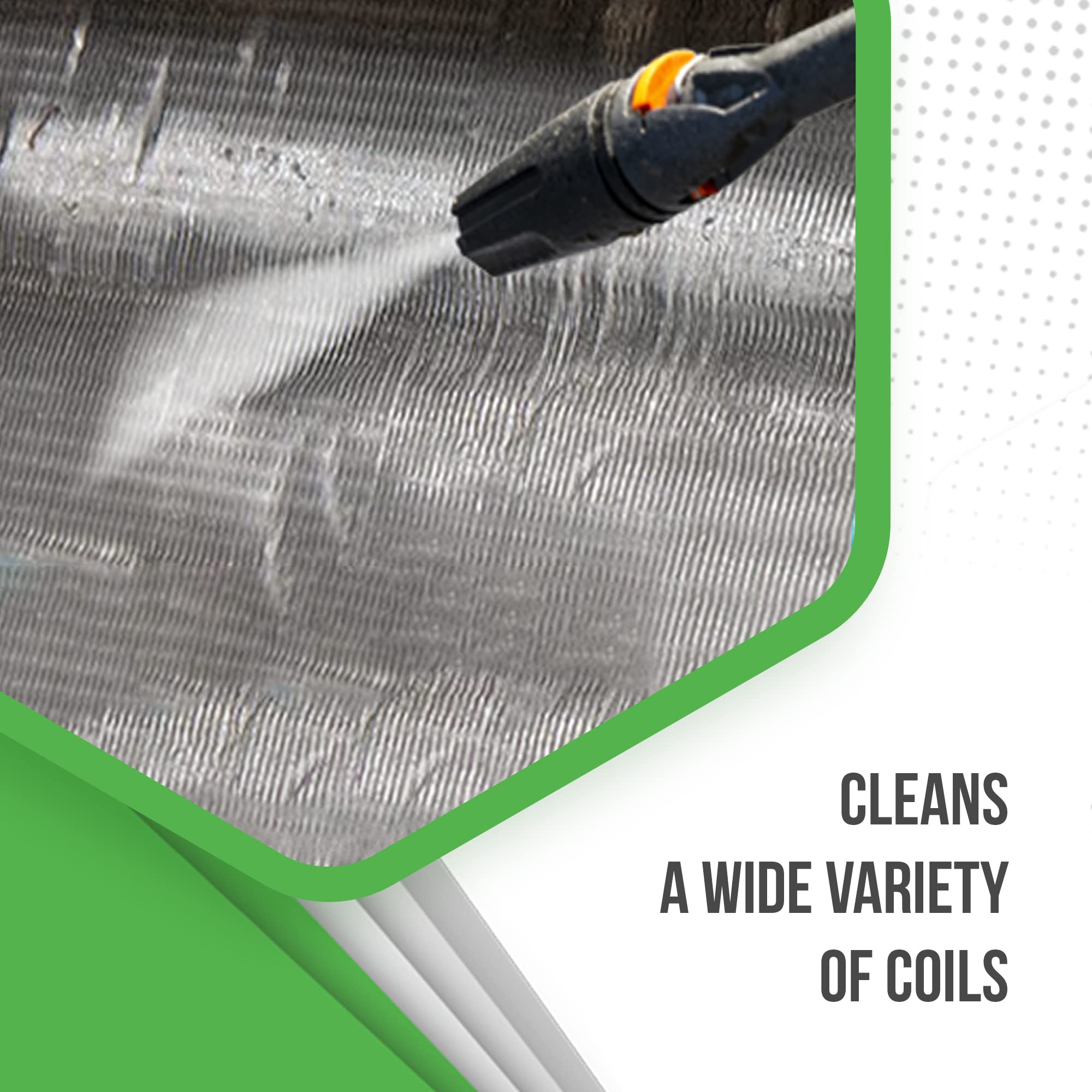 QwikProducts Foaming Coil Cleaner for AC Unit, Heating, Refrigerator, Air Conditioner No Rinse Coil Cleaner Spray Breaks Down Dirt, Dust, Grease
