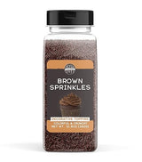Birch & Meadow Brown Sprinkles, 12.8 oz, Decorative & Fun Topping