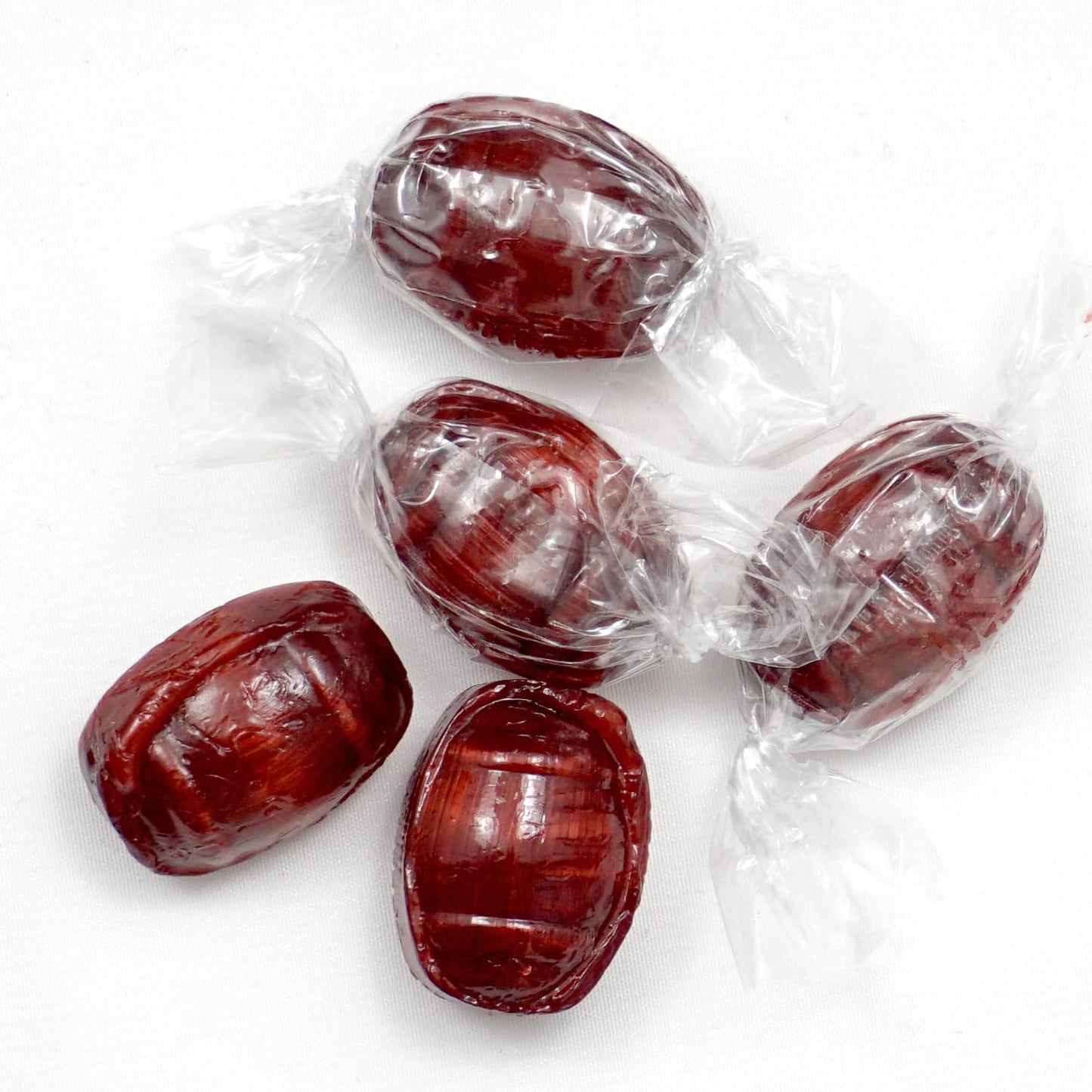 Root Beer Barrels Hard Candy - 2lb Bulk Bag (Approximately 130 pcs) - Old Fashioned Hard Candy - Individually Wrapped Bulk Candy - The Hampton Popcorn