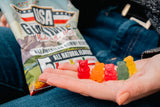 USA Gummies Dye Free Gummy Bears - Red Dye Free Candy Made in USA, No Artificial Colors, Natural Fruit Flavors, Fat Free, Non-GMO, Allergen Free, 7.5
