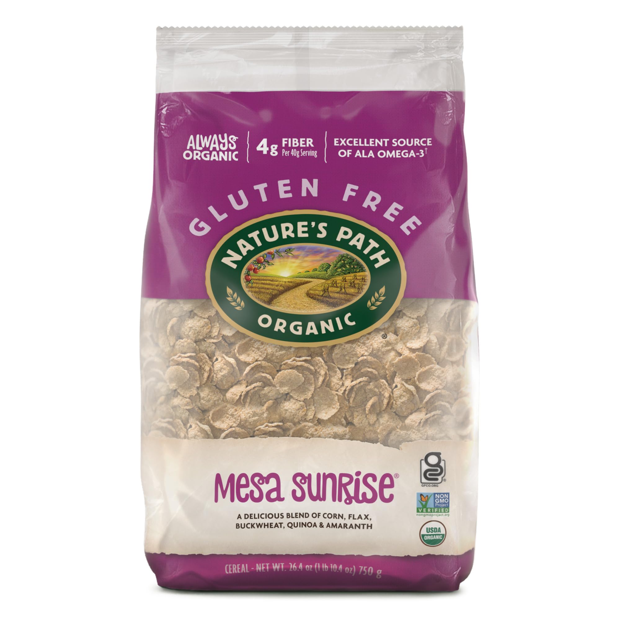 Natures Path, Cereal Mesa Sunrise Flakes Ecopack Organic, 26.4 Ounce