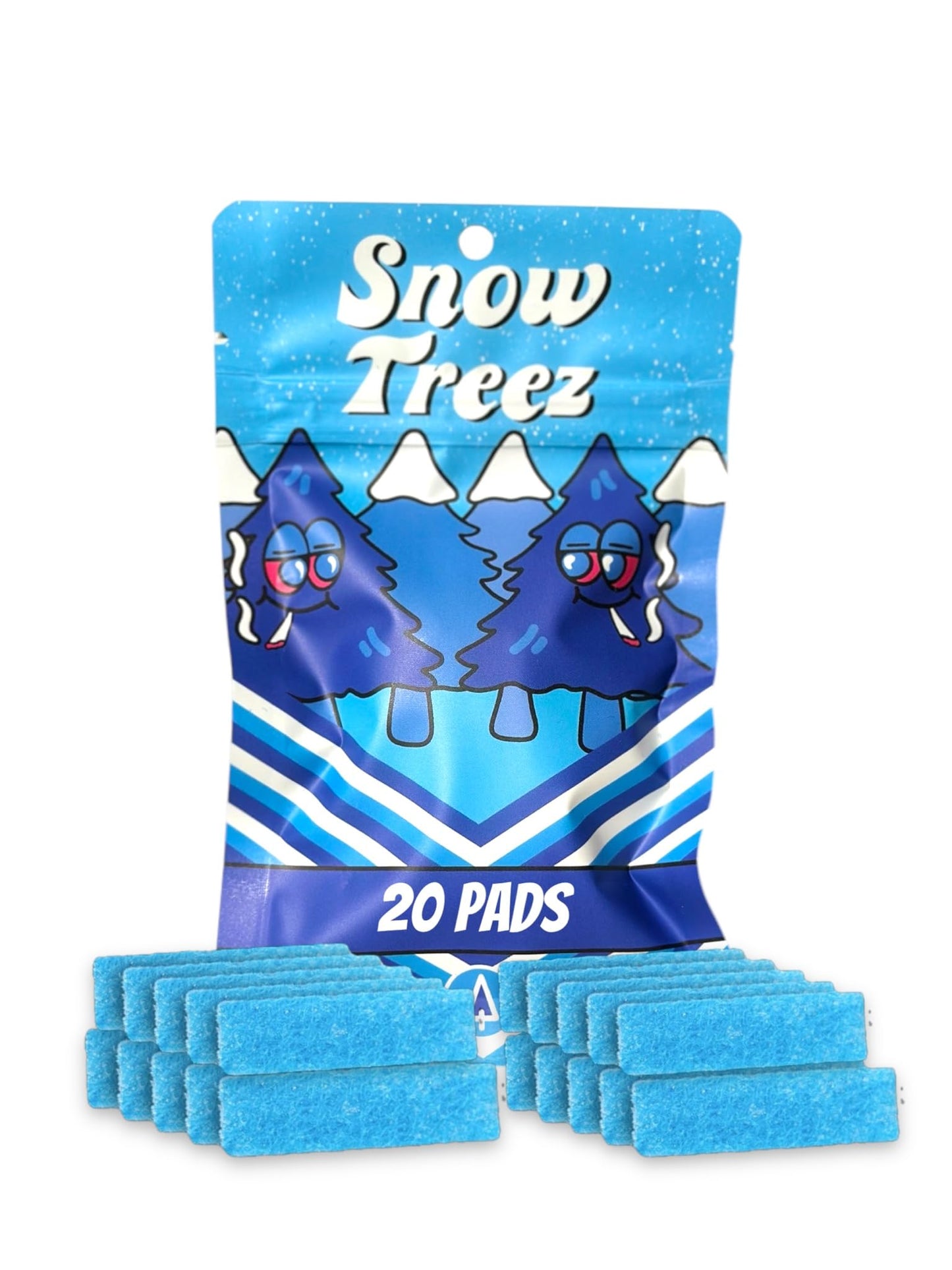 SnowTree - MINI BoroBuddy Replacement Pads (Pack of 20) - Circular Scrubbing Sponge Pads and Rectangular Pads to Fit into Your BoroBuddy MINI Magnetic