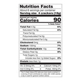 Breton Gluten Free Herb & Garlic Crackers (Pack of 3) - Non-GMO, Plant-Based, For Snacking, Dips, Cheese and Spreads, 3x4.76oz