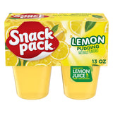 Snack Pack Lemon Pudding, 3.25 Oz, 4 Ct
