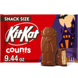 KIT KAT Milk Chocolate Wafer Counts Snack Size, Halloween Candy Bag, 9.44 oz