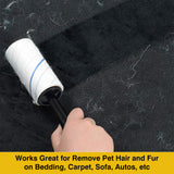 TIANBO FIRST Extra Sticky Lint Rollers for Pet Hair Small Pet Hair Rollers Dog Cat Fuzz Clean Removal Rolls Easy Tear Sticky Lint Roller Removers