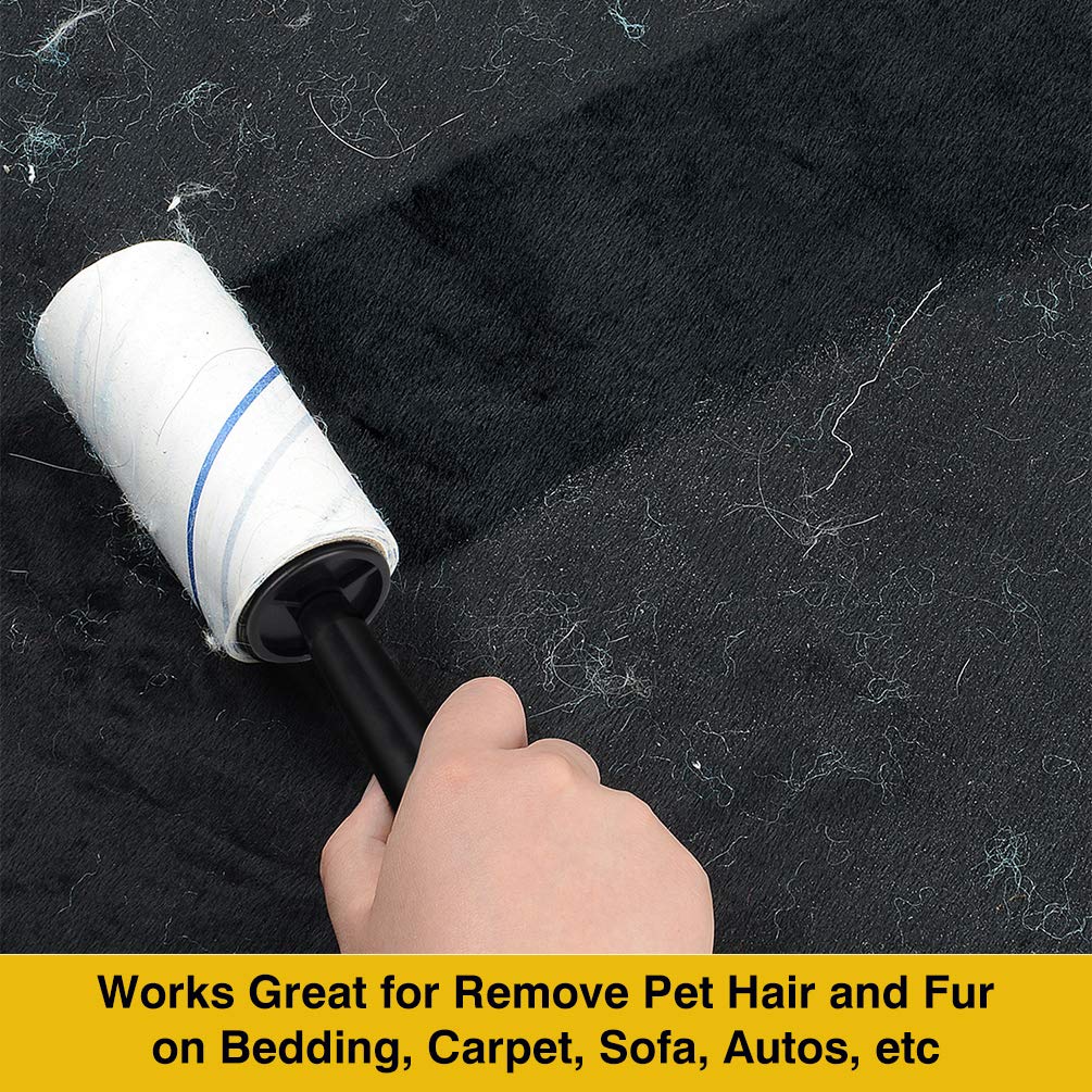 TIANBO FIRST Extra Sticky Lint Rollers for Pet Hair Small Pet Hair Rollers Dog Cat Fuzz Clean Removal Rolls Easy Tear Sticky Lint Roller Removers
