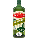 Bertolli Organic Extra Virgin Olive Oil, Rich Taste, First Cold Pressed, Contains Polyphenols, 25.4 fl oz