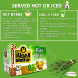 (20 Bags) AlAttar Wild Thyme Zaetar Tea Zaatar Dried Premium Egyptian Herbal Herb Herbs Natural Oriental Arabic Strong Flavor Caffeine Free Non Gmo