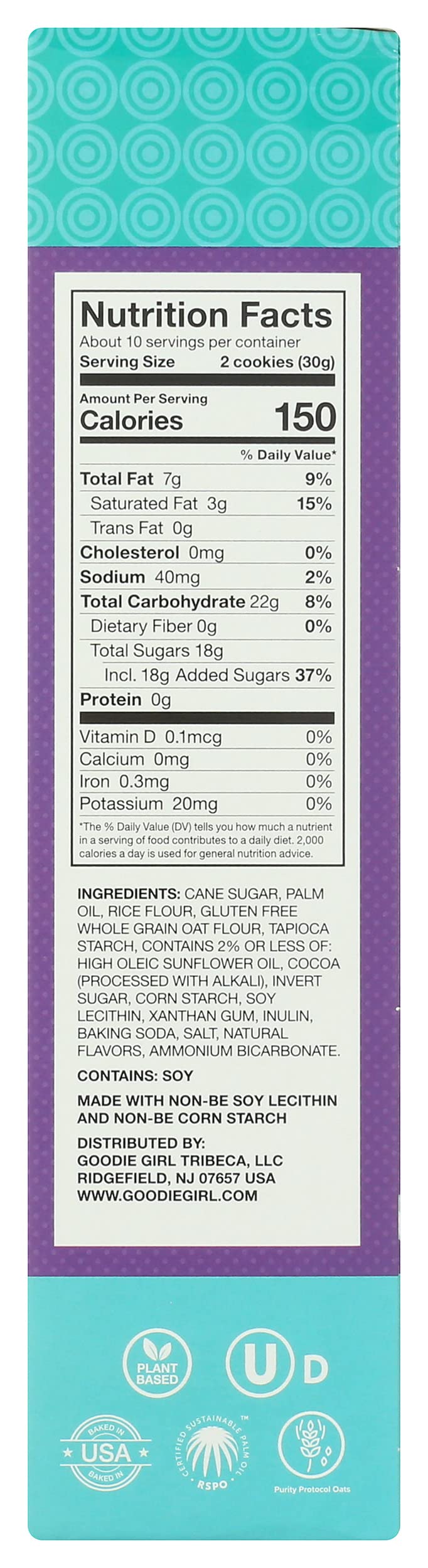 Goodie Girl Super Stuffed Chocolate Crème Cookies, 10.4 OZ