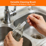 Tokyzexi 8 Inch Extra Long Straw Cleaner Brush Set, 10 Pack Reusable Straw Cleaning Brushes for Tumbler, Metal Straws?Bottle Drinking Straws?Computer