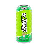 GHOST Energy Drink - Single Can, Warheads Sour Green Apple 16oz - Energy & Focus & No Artificial Colors - 200mg Natural Caffeine, L-Carnitine