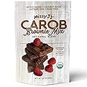 Missy J's Organic Carob Brownie Mix 12 Oz 1 Pack | Carob Made w/Coconut Sugar, Vegan and Dairy Free | Healthy Caffeine Free Substitute for Chocolate, Perfect Chewy Dessert
