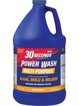 30 SECONDS Pressure Washer Concentrated Cleaner - Power Cleans Stains from Algae, Mold & Mildew, Dirt, Grime - Makes up to 20 Gallons