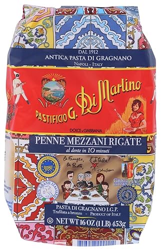 DI MARTINO PENNE MEZZANI RIGATE 16 oz (Pack of 3)
