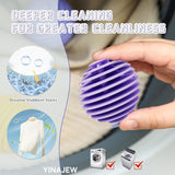 Reusable Dryer Balls Anti Static, 6 PCS Laundry Agitator Balls for Laundry, Non-Toxic Washing Balls Tangle Free for Washer, Softens Fabrics, Prevents