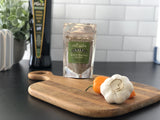 s.a.l.t. sisters Spanish Rosemary Sea Salt | All-Natural, Gluten Free, MSG Free, Non-GMO | Easily Dissolvable Rosemary Infused Coarse Sea Salt |
