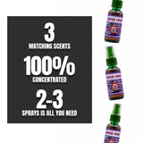 Blunteffects Blunt Effects 100% concentrated Air Freshener Oder Neutralizing Spray (hippie hemp 3 Pack)