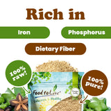 Food to Live Sacha Inchi Powder, 1 Pound - High Protein, Omega-3 and Antioxidants, Superfood for Smoothies and Baking, No Sugar Added, Raw, Vegan