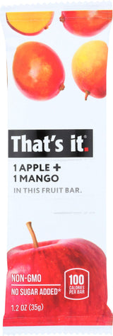 That's It Fruit Bar, Apple & Mango, 1.2 Oz