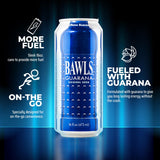 BAWLS Guarana Variety Pack, BAWLS Guarana Drink, Guarana Soda, Guarana Fueled Soda for Energy, High Energy Caffeinated Drink, 16oz 24 Pack Cans