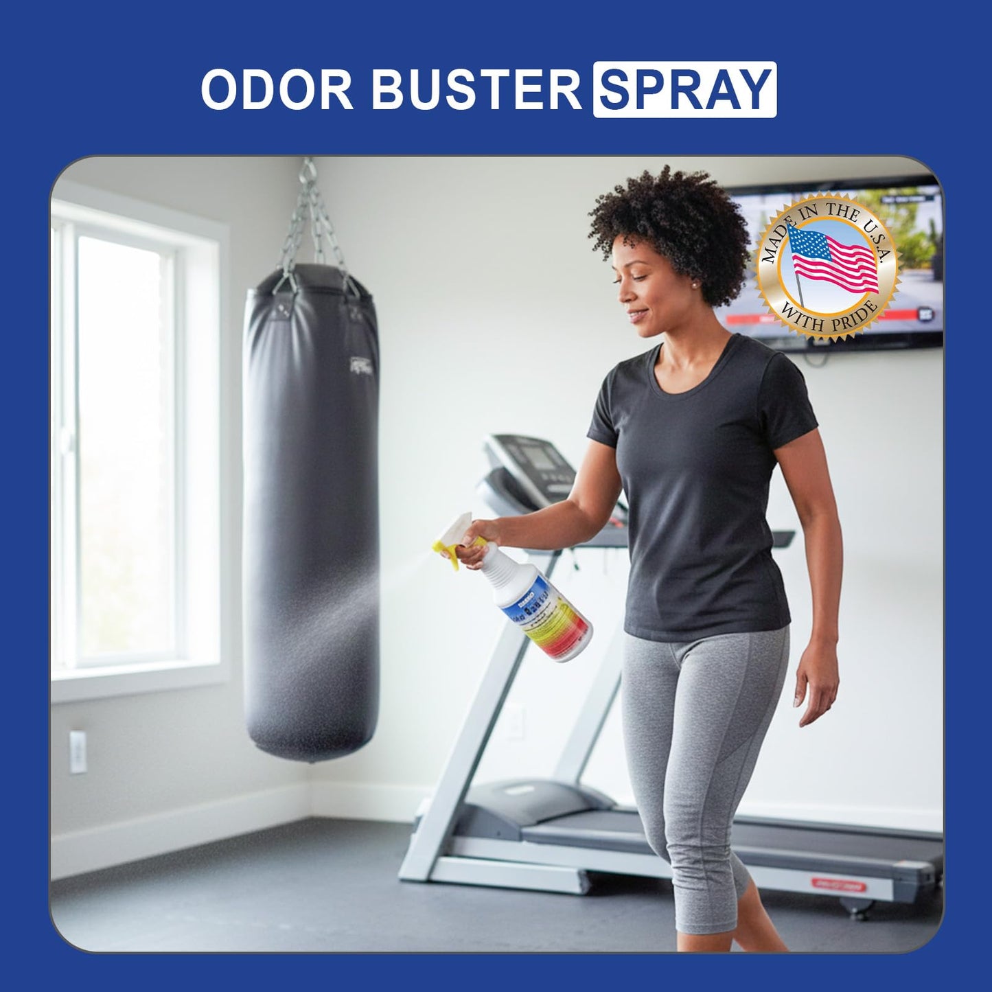 Iosso 10711 Odor Buster 32 Oz - Fragrance Free Odor Eliminator - Neutralizes And Removes Odors From Fabric Carpet Clothing Cushions Air - Safe Around