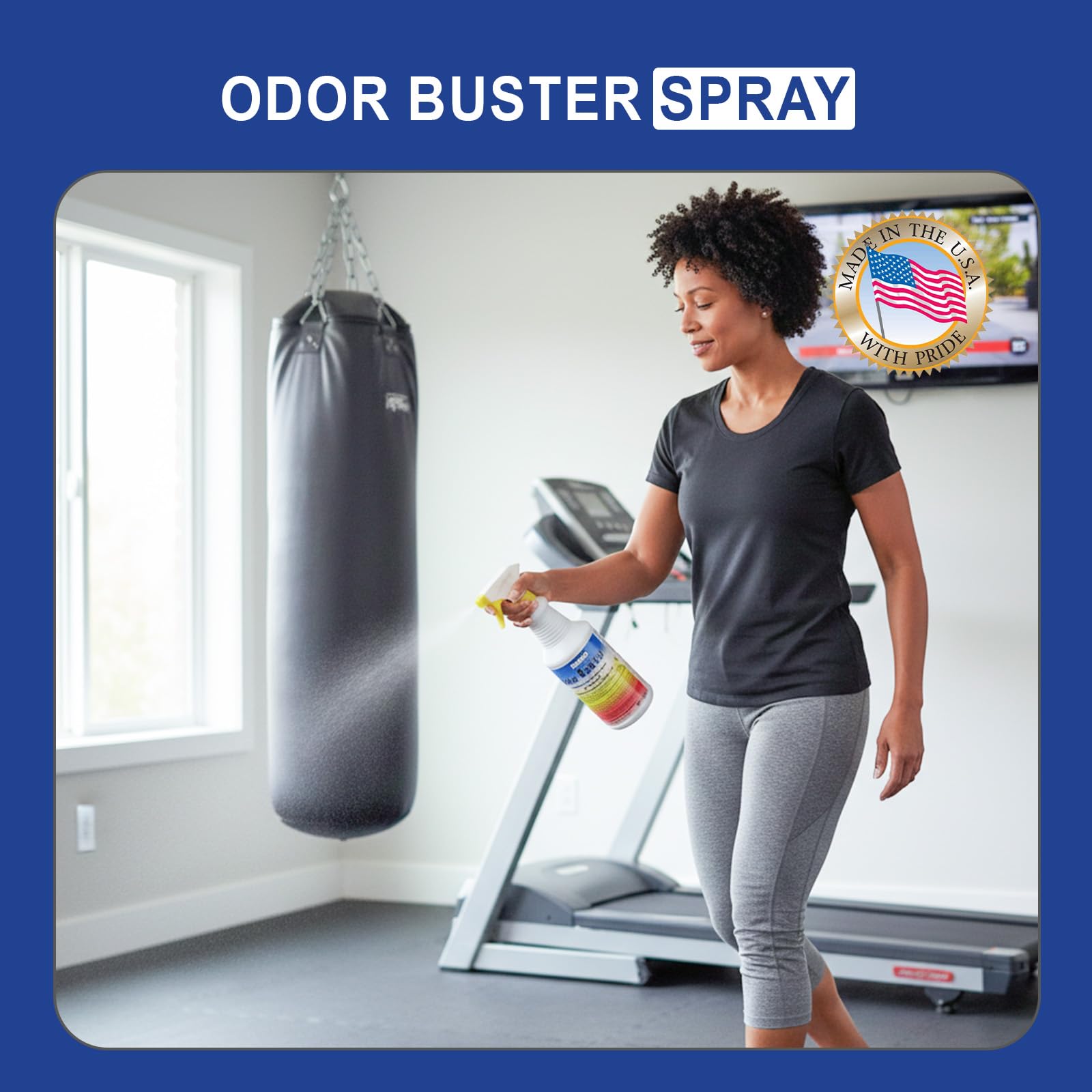 Iosso 10711 Odor Buster 32 Oz - Fragrance Free Odor Eliminator - Neutralizes And Removes Odors From Fabric Carpet Clothing Cushions Air - Safe Around