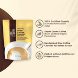 Pure & Sure Smooth Organic Dark Roast Robusta-Chicory Blend Instant Coffee Powder, 200g