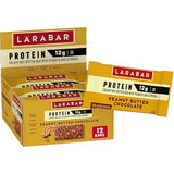 Larabar Peanut Butter Chocolate Protein Bars, 12g Protein, Gluten Free, 12 Ct, 19.08 oz