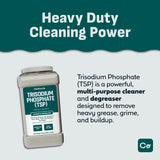 Coolinario Trisodium Phosphate - TSP Cleaner - 1 Gal (5.5 lbs) Heavy-Duty Cleaner & Degreaser for Walls, Floors & Outdoor Surfaces | Removes Grease