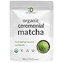 Organic Ceremonial Matcha Powder, 50g | Authentic Japanese First Spring Harvest | Stone-Ground Whole Leaf Green Tea | USDA Organic