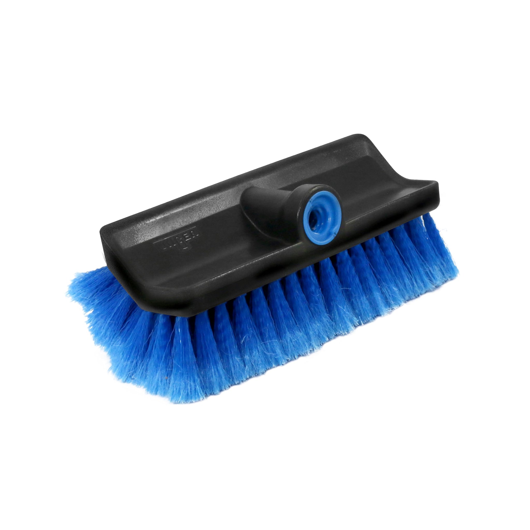 Unger Professional Lock-On HydroPower 10” Bi-Level Soft Wash Brush, Compatible with Waterflow Poles, Outdoor Cleaning Supplies, Great for Patios