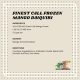 Finest Call Premium Mango Fruit Puree Drink Mix, 1 Liter Bottle (33.8 Fl Oz), Individually Boxed