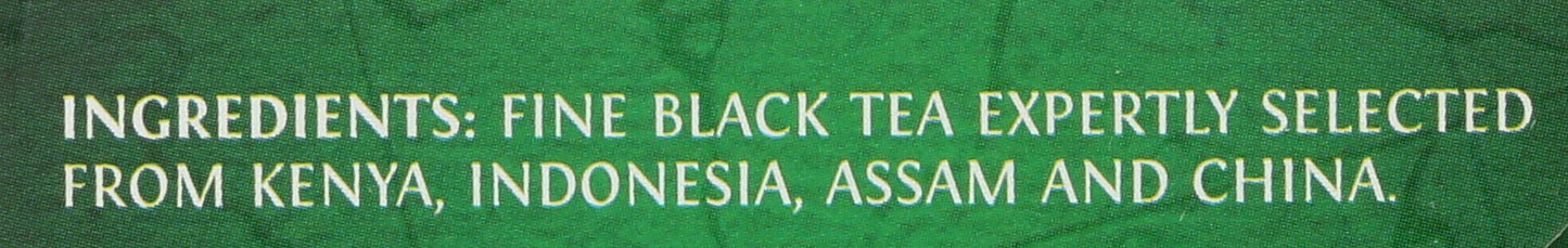 Twinings Irish Breakfast Tea, Robust and Flavourful Caffeinated Black Tea Bags Individually Wrapped, 20 Count