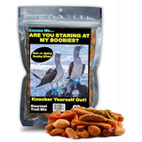 Staring at My Boobies Snack Blend - Funny Snack Gifts for Mens Stockings - Blue-Footed Boobi Gag Gift for Bird Watchers - Funny Food Gift