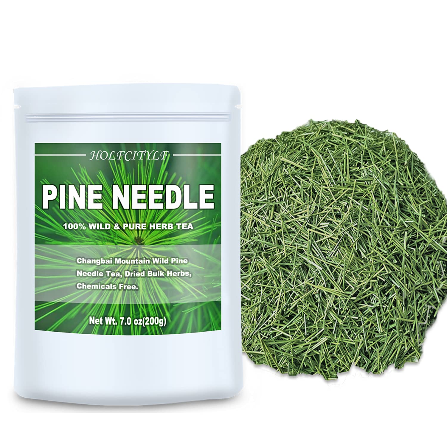 Dried Pine Needle Tea, Pine Needle Loose Leaf Tea, 200g