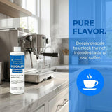 Viskeysta Descaling Solution Compatible with Cuisinart Coffee Machines, 500ml Bottle for 4 Uses
