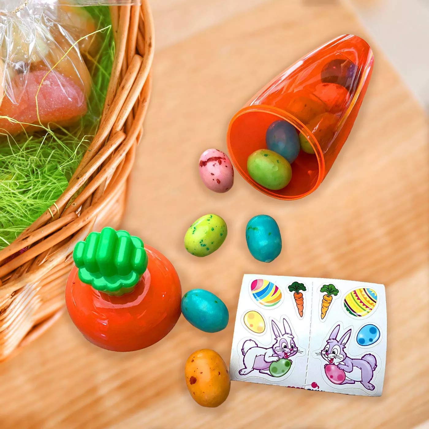 Ford Gum Bunny Bubble Gum, 2 Ounce Carrot Bag - 12 Count Display Box