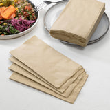 Karat KN-D1517-2K 15"x17" 2 Ply Dinner Napkins- Kraft (Case of 3000)