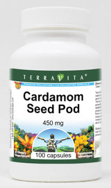 Cardamom Seed Pod - 450 mg (100 Capsules, ZIN: 514432) - 3 Pack