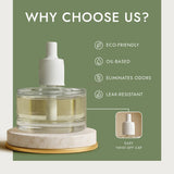 Claire Burke Plug in Scented Oil 4 Refills for Home and Bathroom, Original Scent, Pack of 2, 1.42 Oz