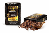 Kirkland Signature Organic Ethiopia Whole Bean Coffee, Light Roast (32 Ounce)
