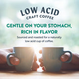 Clean Coffee Co. - Low Acid Dark Roast, Tested for Molds and Toxins, Honduras Blend, Notes of Caramel, Dark Chocolate, and Toasted Malts (Ground, 12
