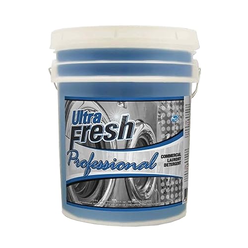 Ultra Fresh® Professional™ Commercial Laundry Detergent, 5 Gallons - Liquid with Easy Dispensing Pump for All Machine Types, up to 640 Loads
